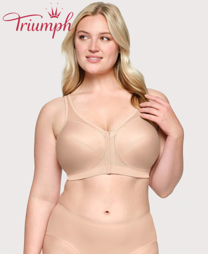 💖Triumph® 4-pak ✨Biustonosz z zapięciem z przodu i odpinanym tyłem