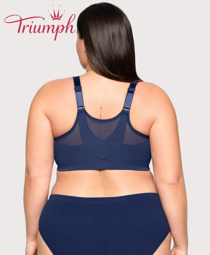 💖Triumph® 4-pak ✨Biustonosz z zapięciem z przodu i odpinanym tyłem