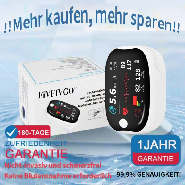 Fivfivgo™ Nieinwazyjne laserowe monitory poziomu glukozy we krwi