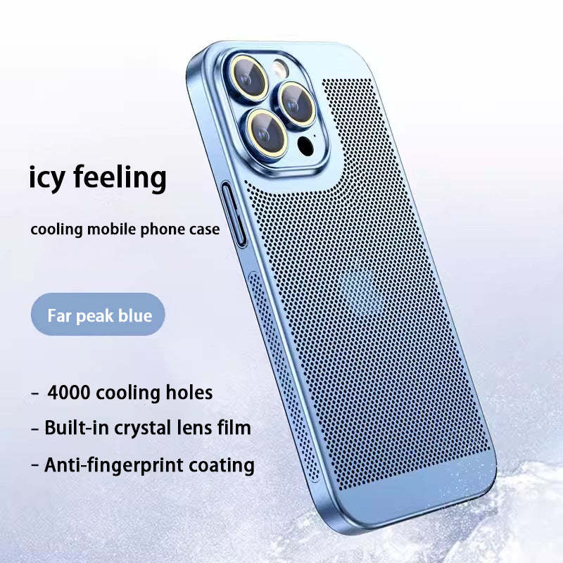 ✨Nowe etui na telefon komórkowy z ocynkowanej siatki rozpraszającej ciepło do iPhone'a
