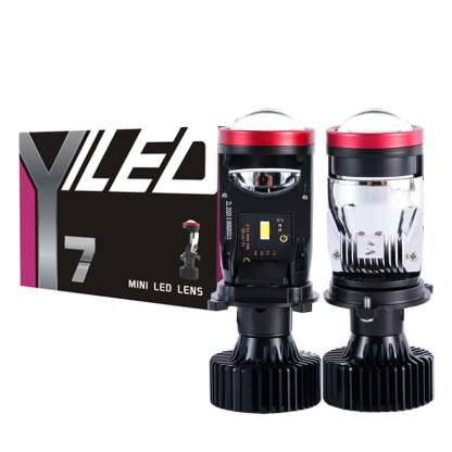 Y7D H4 LED Reflektor Canbus Światło Samochodowe 6000K 50W 4800LM Zestaw Konwersji Światła Drogowe/Mijania/2szt-Darmowa Wysyłka