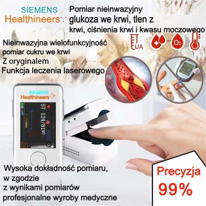 🔥 Ogromne obniżki cen na najgorętsze produkty 🔥😍 Bezinwazyjny, wielofunkcyjny glukometr Siemens😍