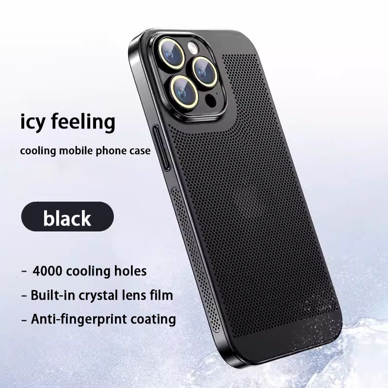 ✨Nowe etui na telefon komórkowy z ocynkowanej siatki rozpraszającej ciepło do iPhone'a