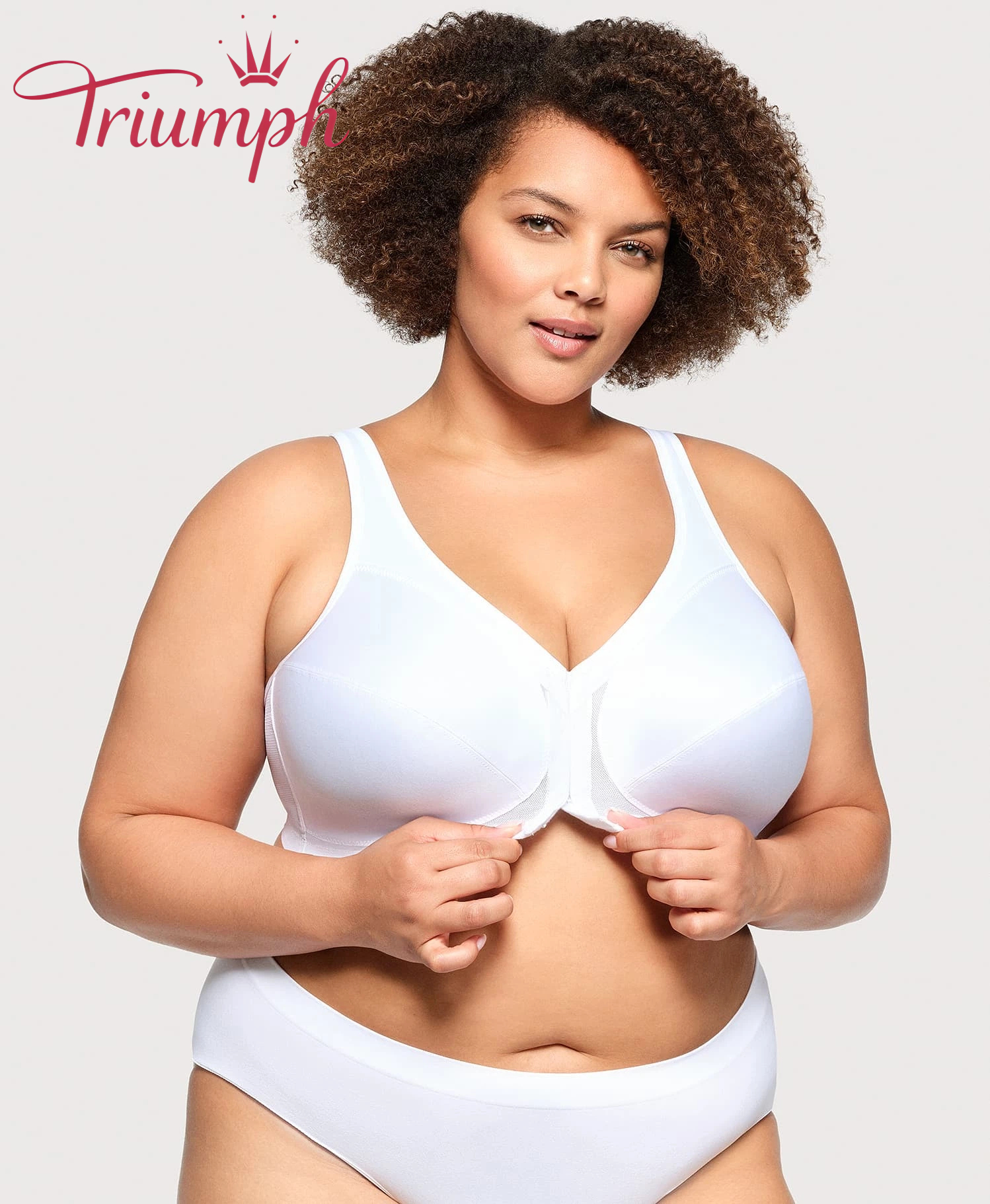 💖Triumph® 4-pak ✨Biustonosz z zapięciem z przodu i odpinanym tyłem