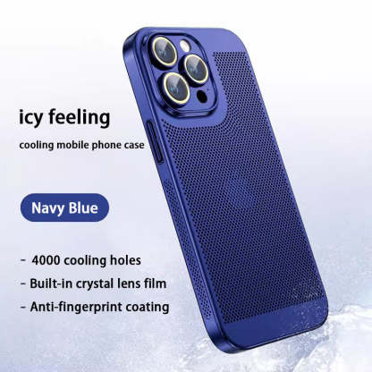 ✨Nowe etui na telefon komórkowy z ocynkowanej siatki rozpraszającej ciepło do iPhone'a