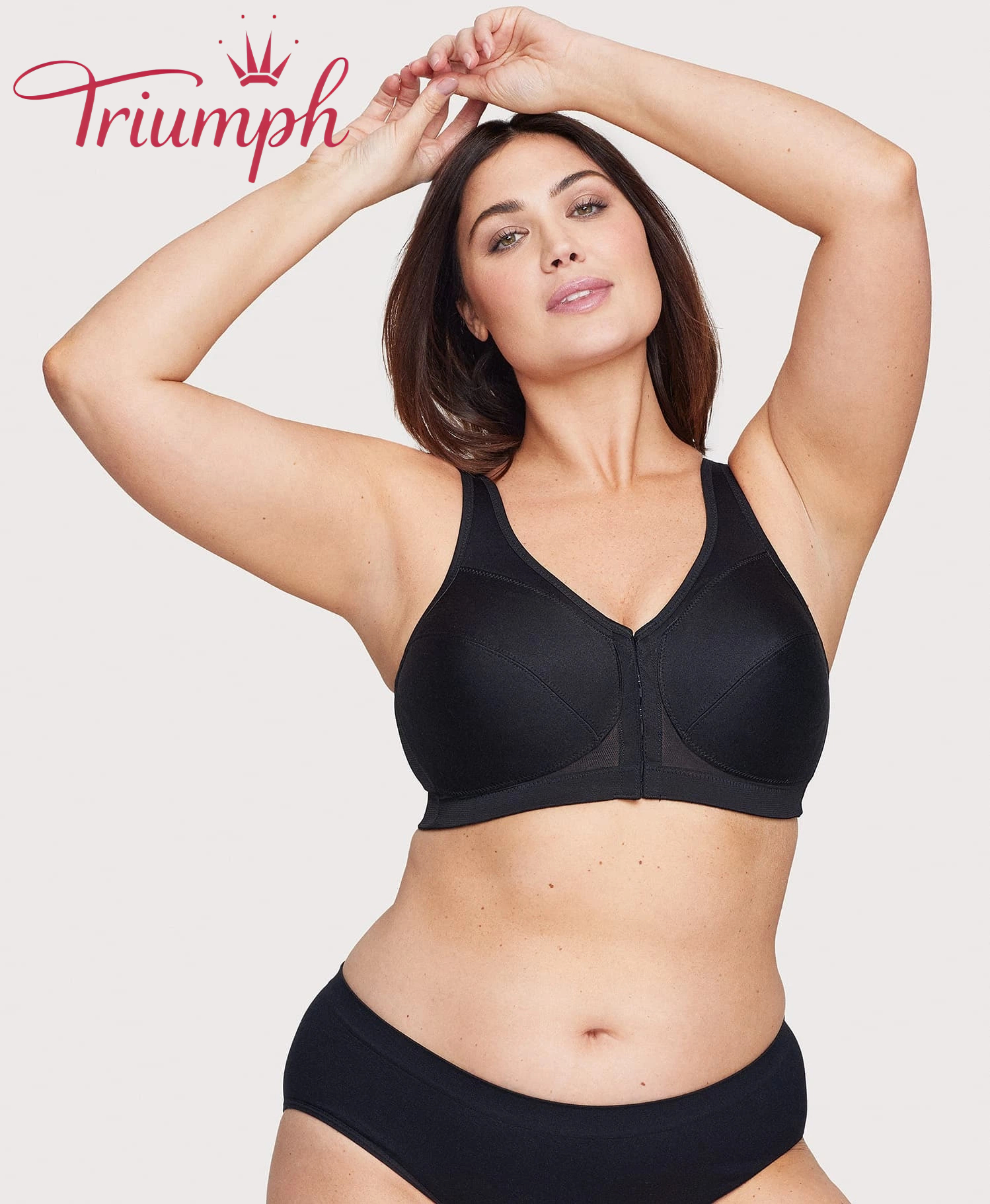 💖Triumph® 4-pak ✨Biustonosz z zapięciem z przodu i odpinanym tyłem