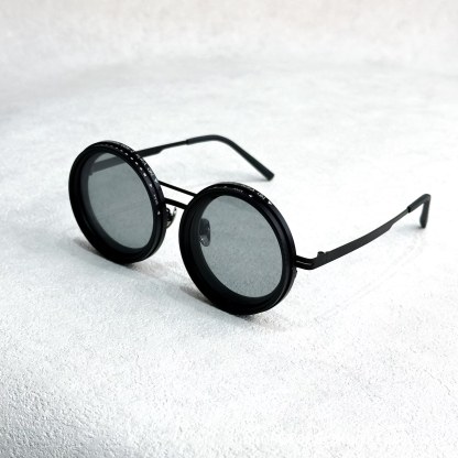 Okulary polaryzacyjne retro okrągłe z filtrem ND regulowanym od 1 do 9 biegów