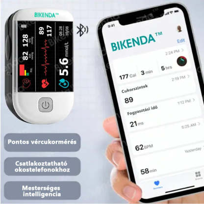 Inteligentny, wielofunkcyjny, nieinwazyjny glukometr laserowy Bikenda™ nowej generacji 👩‍💼[99,9% dokładności]🍀