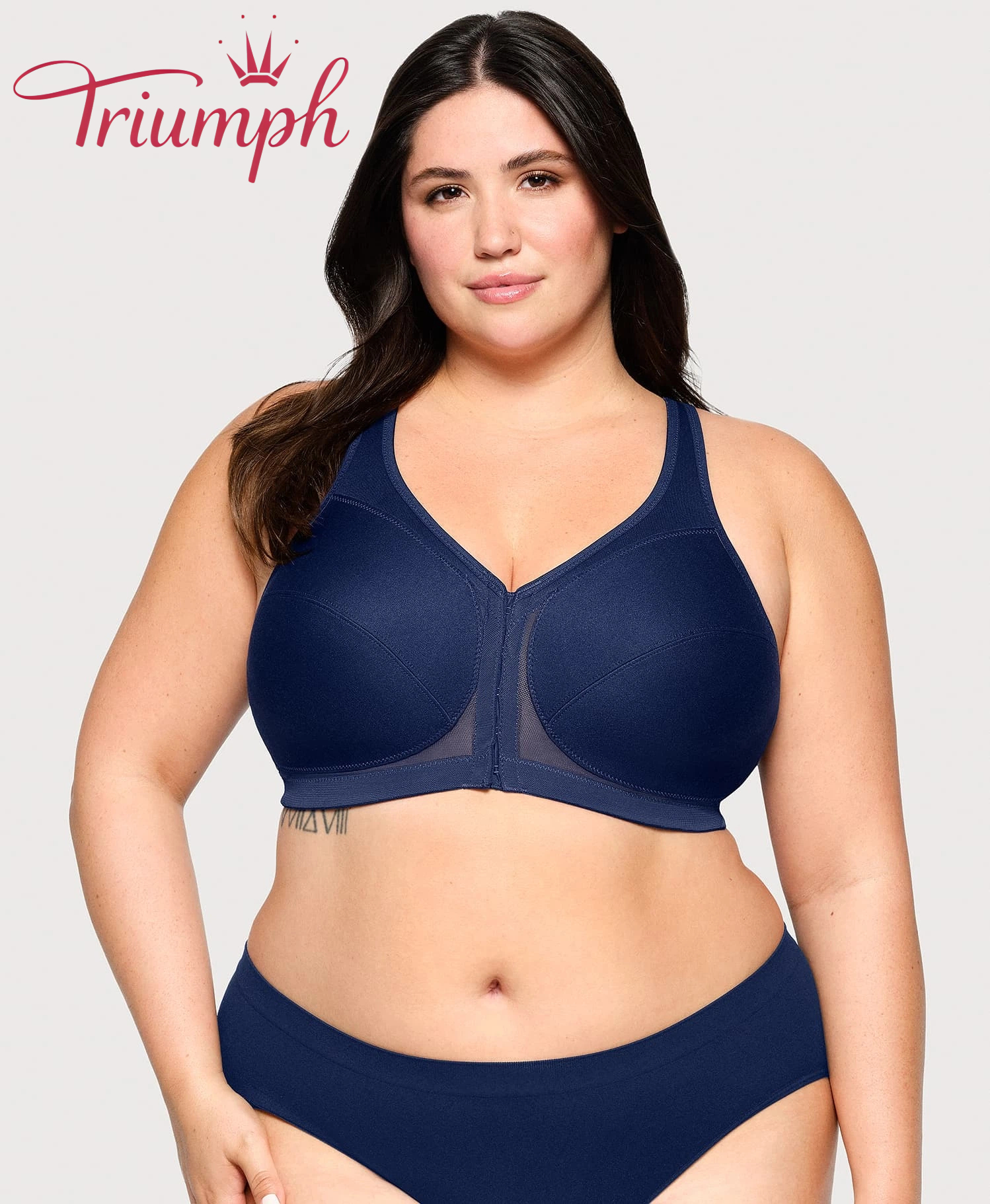💖Triumph® 4-pak ✨Biustonosz z zapięciem z przodu i odpinanym tyłem