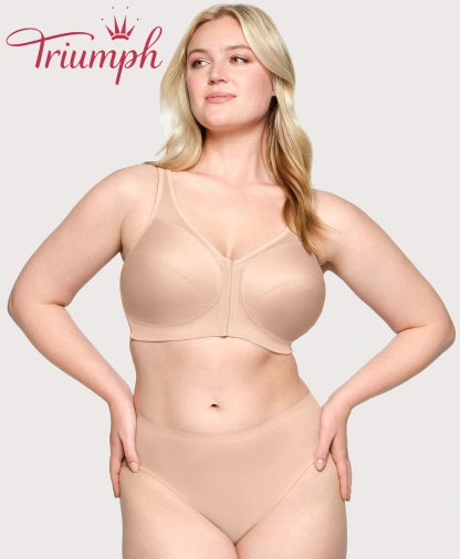💖Triumph® 4-pak ✨Biustonosz z zapięciem z przodu i odpinanym tyłem