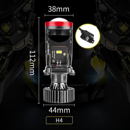 Y7D H4 LED Reflektor Canbus Światło Samochodowe 6000K 50W 4800LM Zestaw Konwersji Światła Drogowe/Mijania/2szt-Darmowa Wysyłka