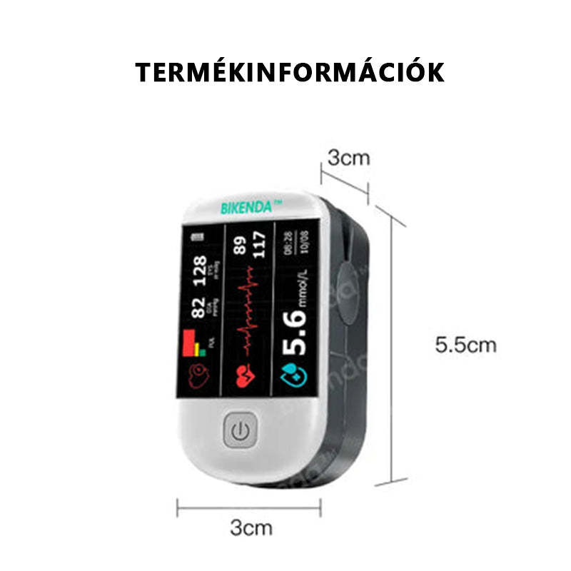 Inteligentny, wielofunkcyjny, nieinwazyjny glukometr laserowy Bikenda™ nowej generacji 👩‍💼[99,9% dokładności]🍀