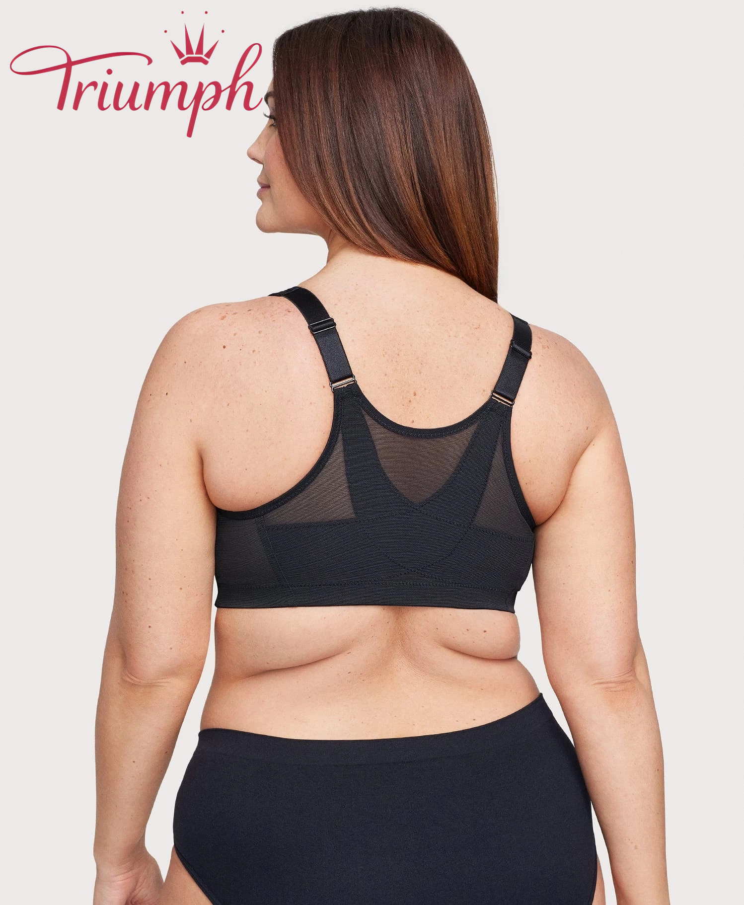 💖Triumph® 4-pak ✨Biustonosz z zapięciem z przodu i odpinanym tyłem