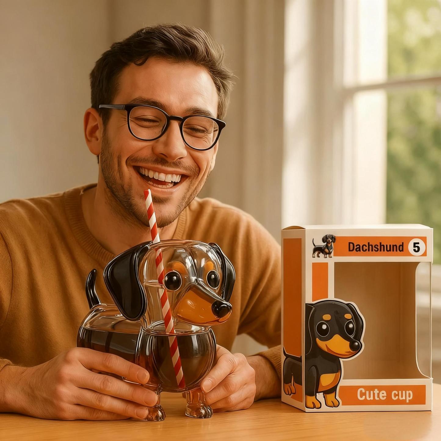 🐶✨ Dachshund Cute Cup – A Sip of Joy in Every Drink!