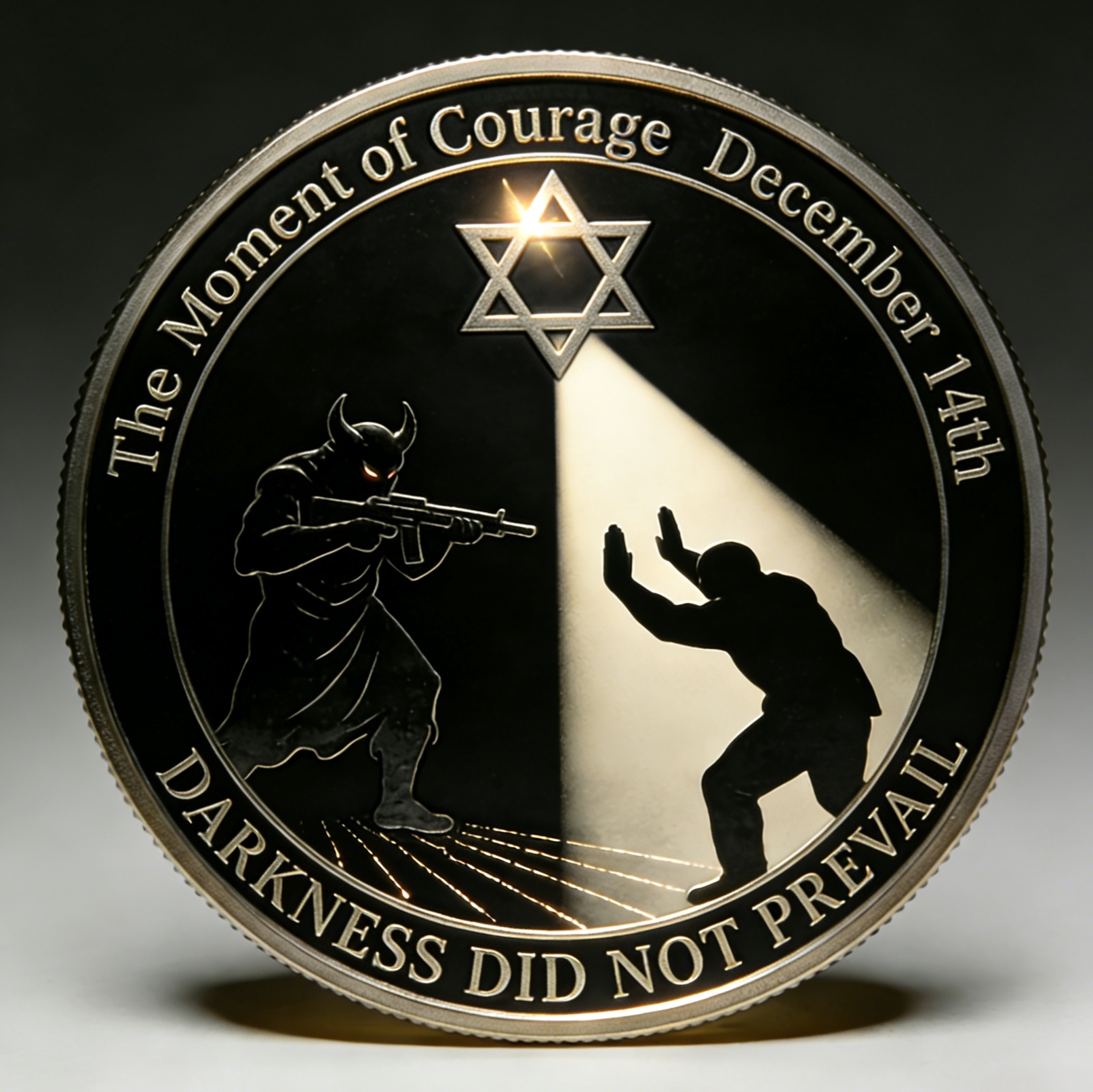 🕯️ December 14th "Courage Over Darkness" Memorial Coin