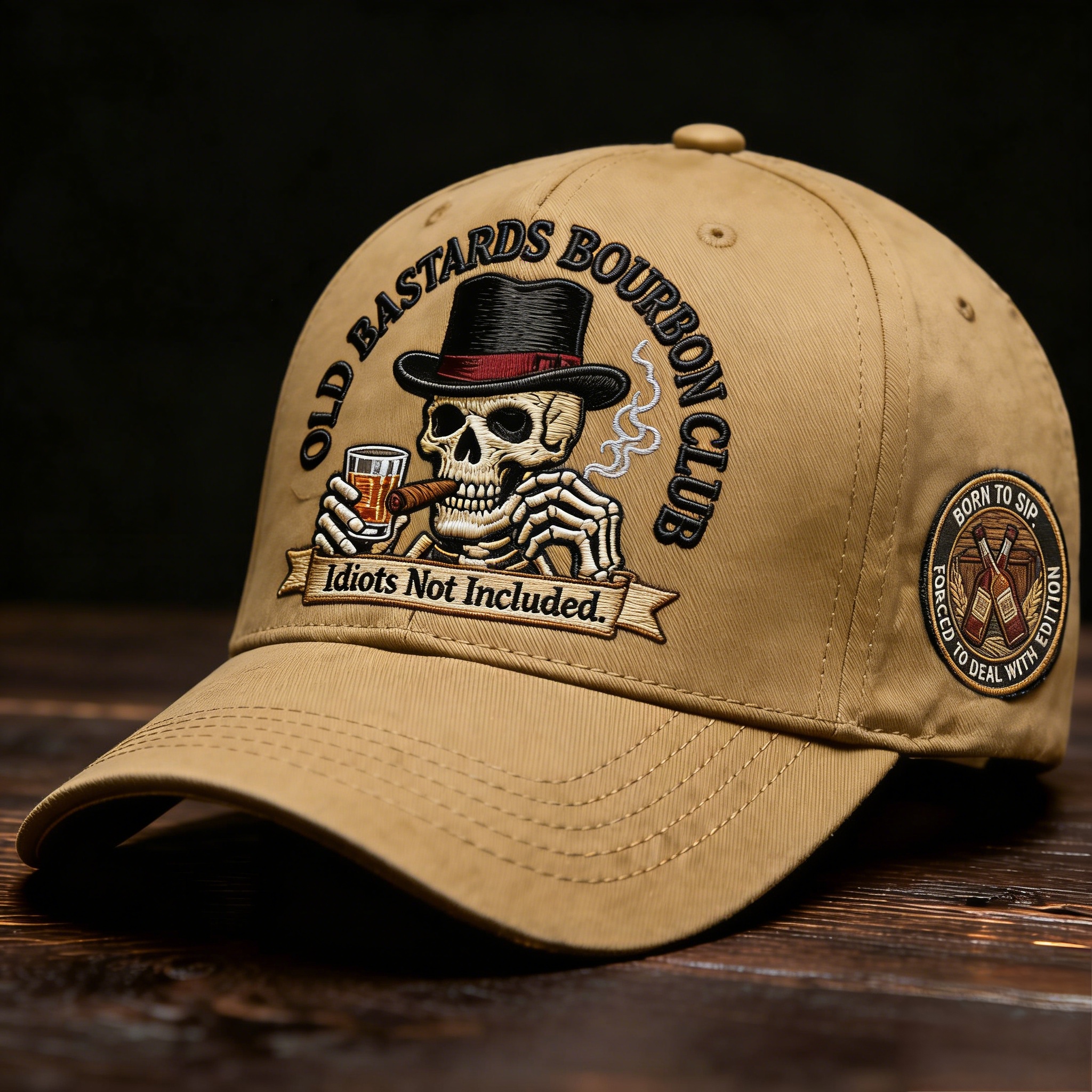 🥃 Old Bastards Bourbon Club Hat — For Men Who Don’t Give a Damn🚬