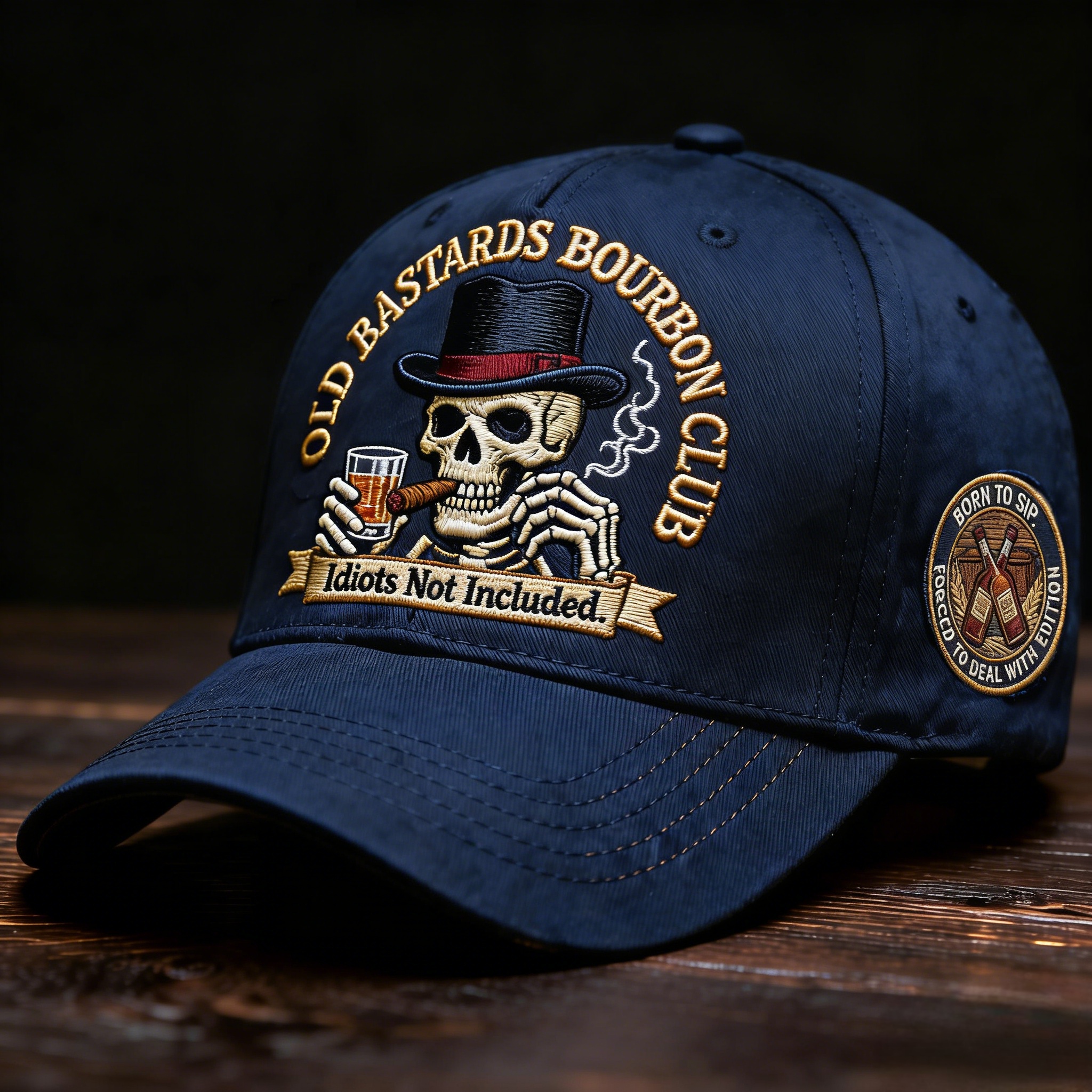 🥃 Old Bastards Bourbon Club Hat — For Men Who Don’t Give a Damn🚬