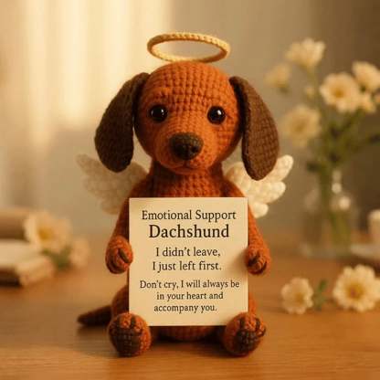 Delicate Miniature Crocheted Dog Keepsakes
