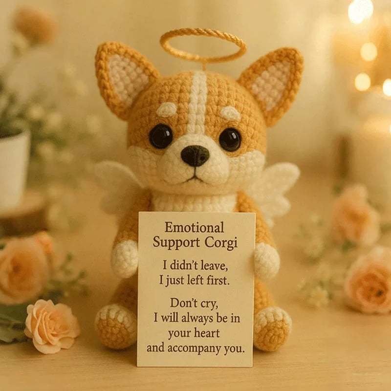 Delicate Miniature Crocheted Dog Keepsakes