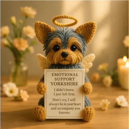 Delicate Miniature Crocheted Dog Keepsakes