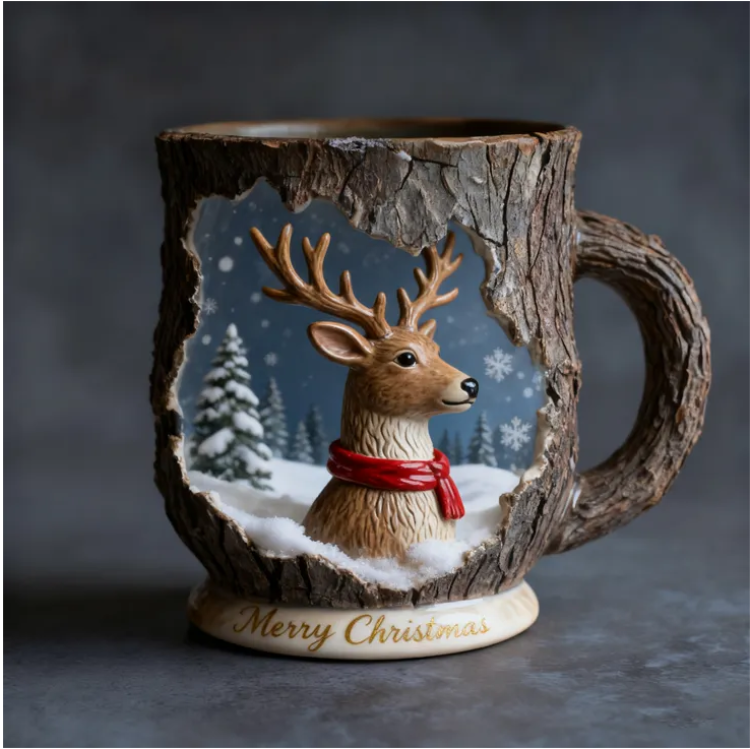 Christmas Themed Mugs Collection