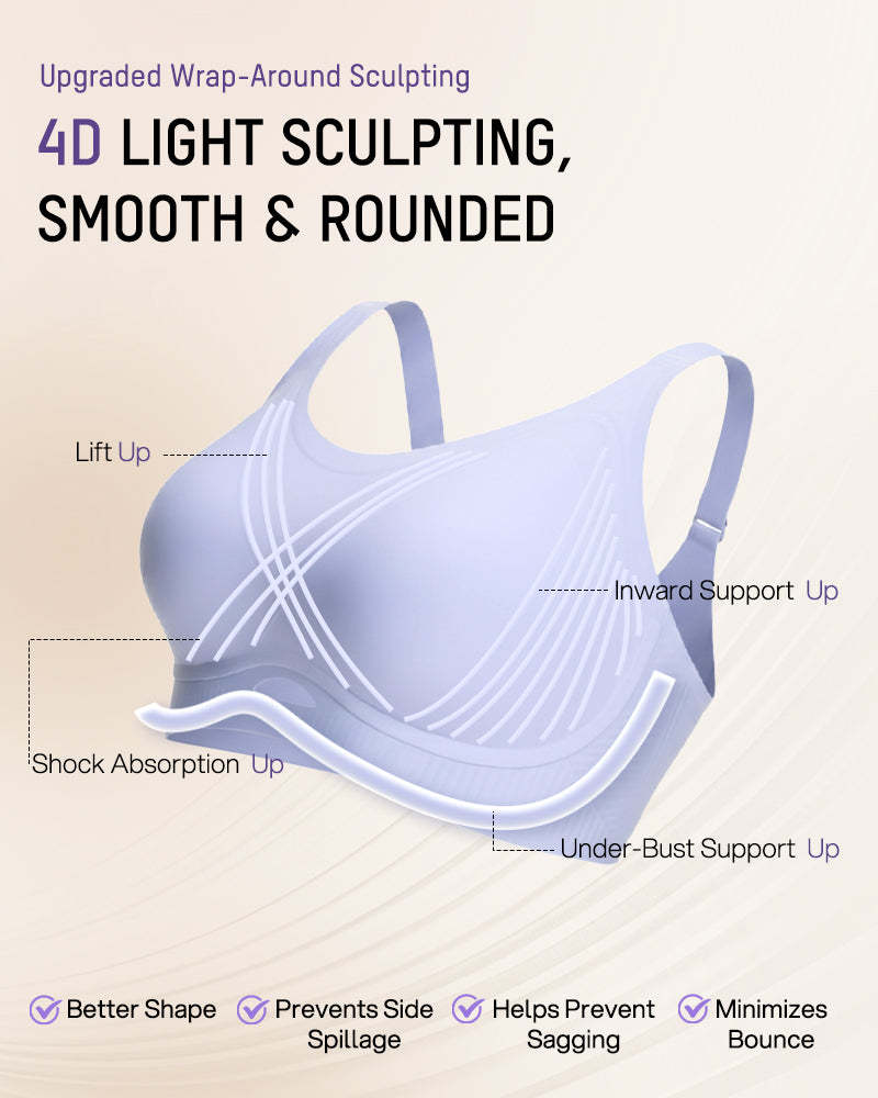 4D Lift Wrap Sculpting Wire-Free Bra