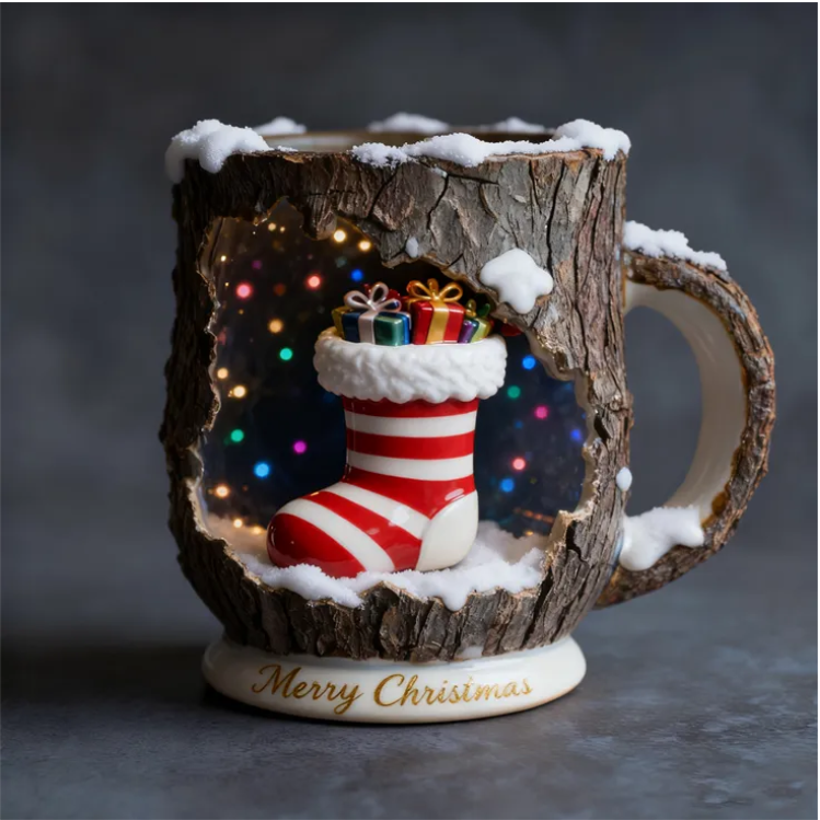 Christmas Themed Mugs Collection