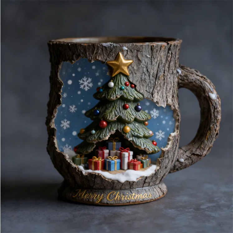 Christmas Themed Mugs Collection