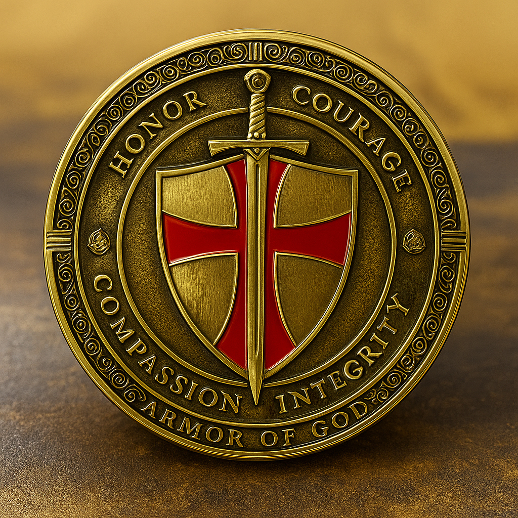 🛡️ Knight Templar Prayer Coin
