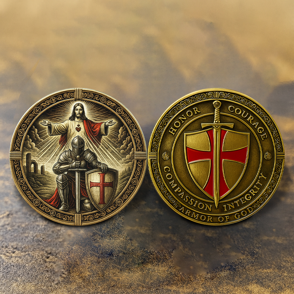 🛡️ Knight Templar Prayer Coin