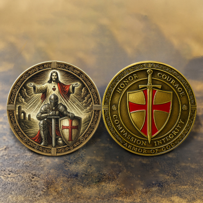 🛡️ Knight Templar Prayer Coin