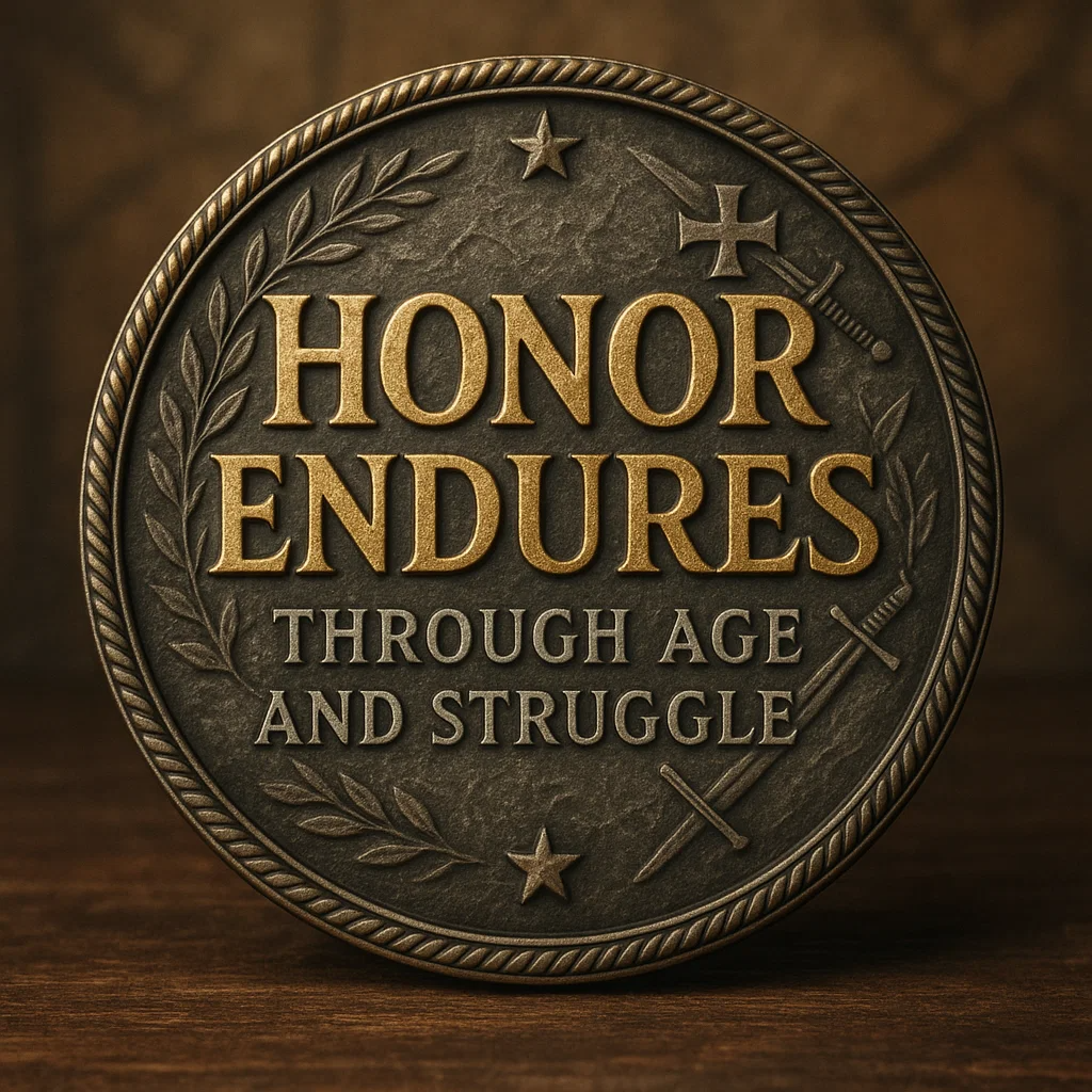 ⚔️ “Old Knight – Honor Endures” Commemorative Coin 🛡️