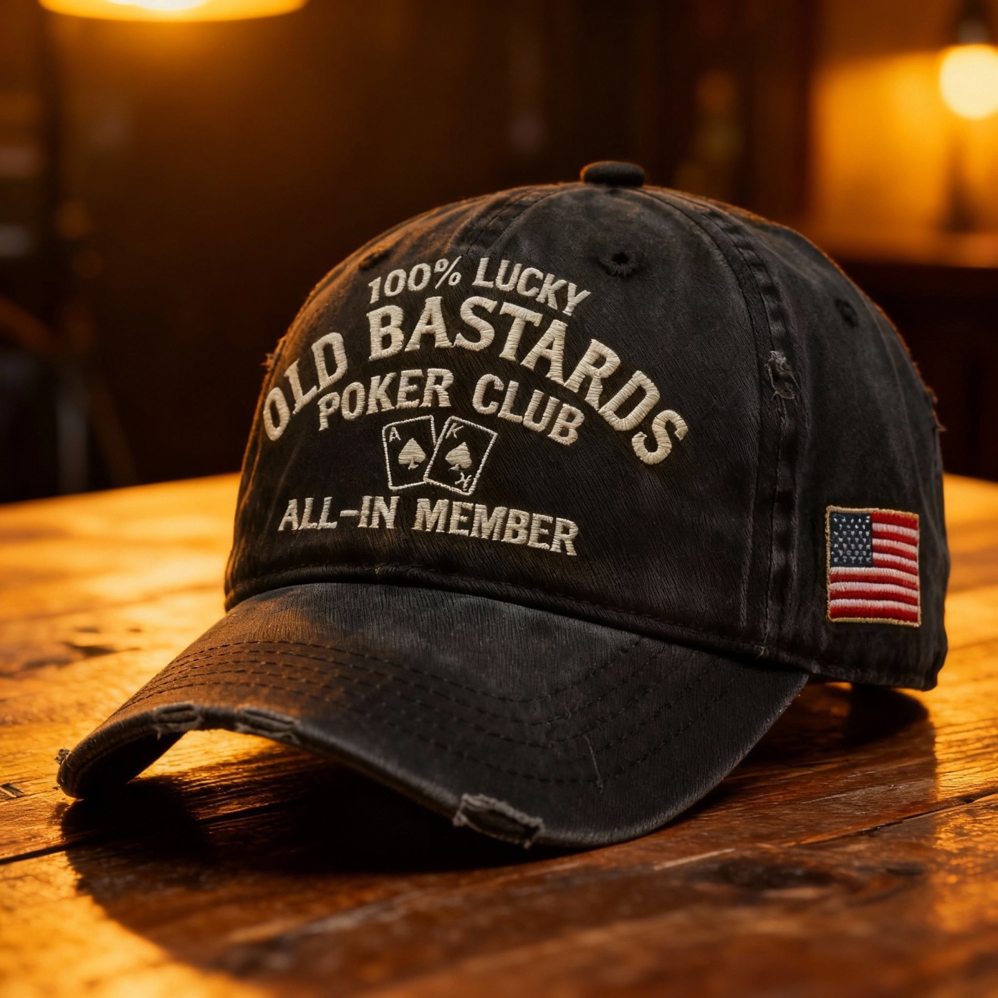 ⚡Old Bastards Poker Club Cap & Coin Set – All-In Attitude for Poker Lovers & Risk-Takers