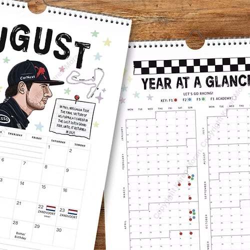 🔥We are the champions! 🏎️📅F1 Scrapbook Race Calendar 2026 — The Ultimate Fan’s Race-Ready Wall Calendar