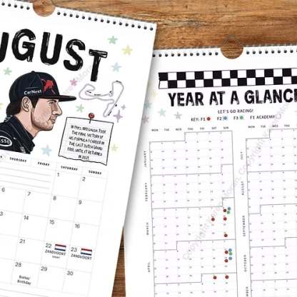 🔥We are the champions! 🏎️📅F1 Scrapbook Race Calendar 2026 — The Ultimate Fan’s Race-Ready Wall Calendar