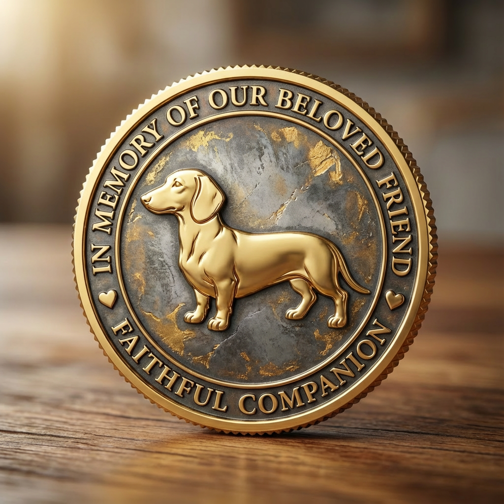 🐾Dog Memorial Keepsake Coin – “They Were Never Just a Pet”❤️