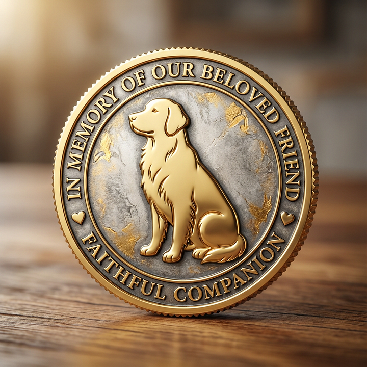 🐾Dog Memorial Keepsake Coin – “They Were Never Just a Pet”❤️