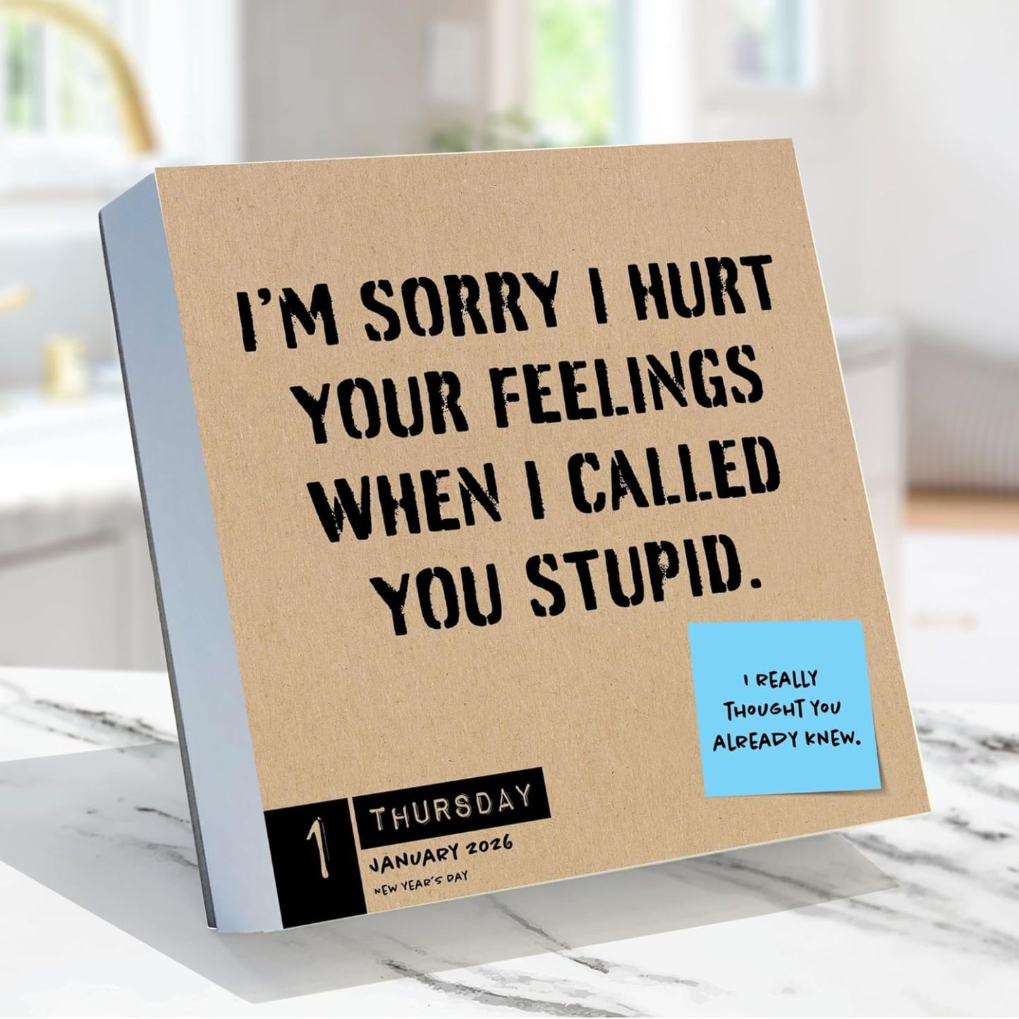 Anti Affirmations 2026 Desk Calendar