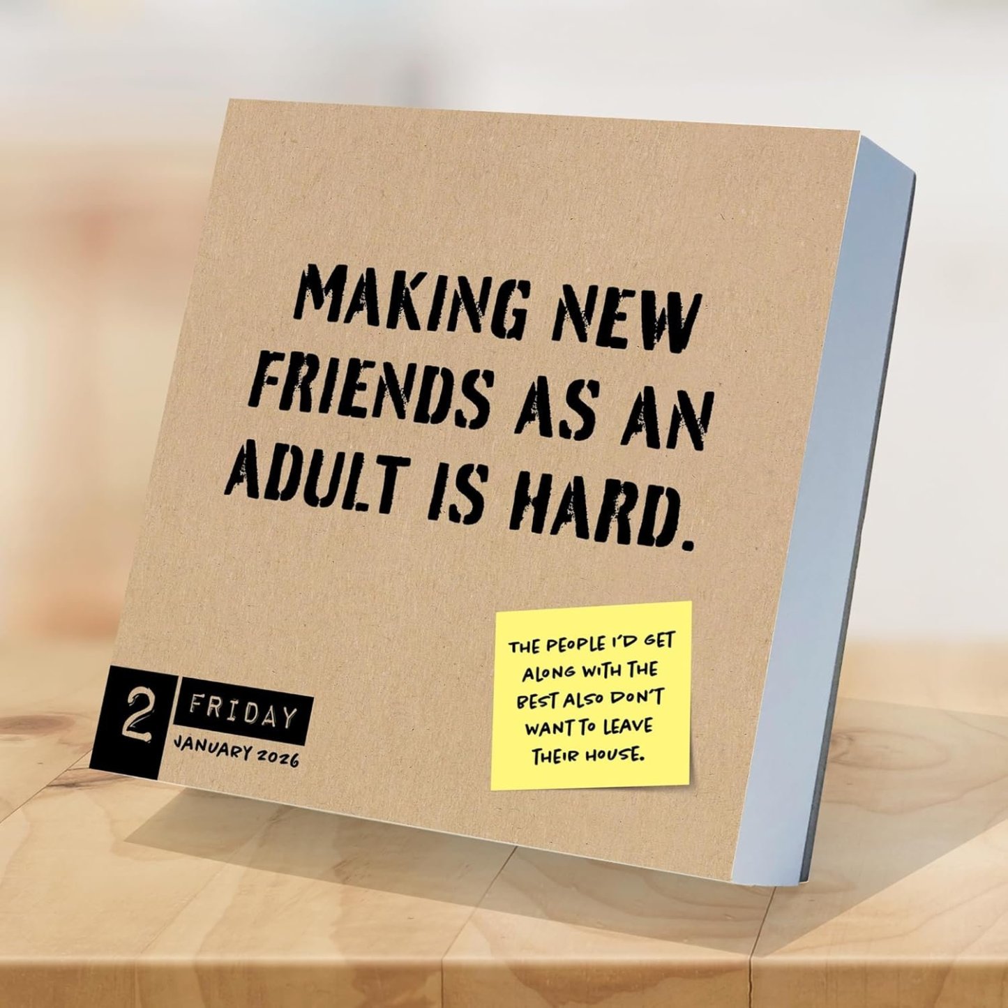 Anti Affirmations 2026 Desk Calendar