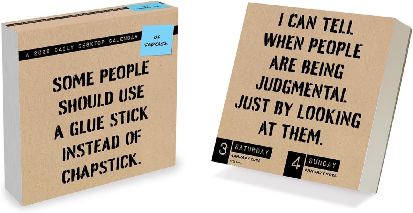 Anti Affirmations 2026 Desk Calendar