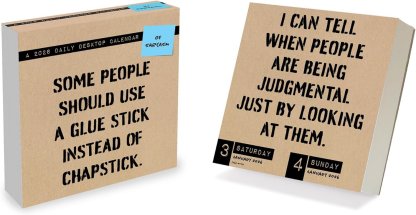 Anti Affirmations 2026 Desk Calendar