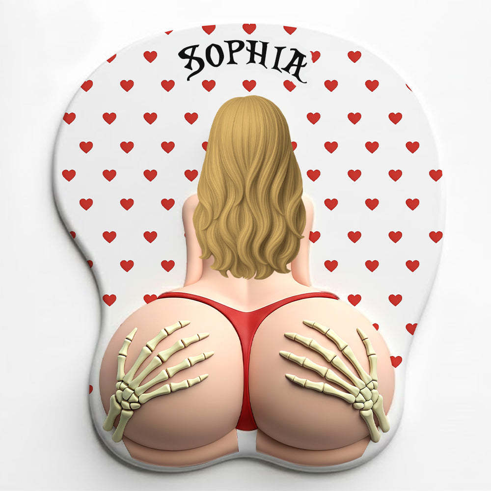 Husband Property 3D Mouse Pad With Armrest - Personalized Gifts For Husband 