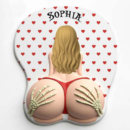 Husband Property 3D Mouse Pad With Armrest - Personalized Gifts For Husband 