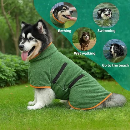 🐶💦 Super Absorbent Quick-drying Pet Dog Bathrobe🐾