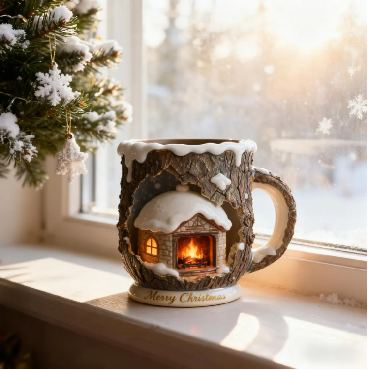 Christmas Themed Mugs Collection