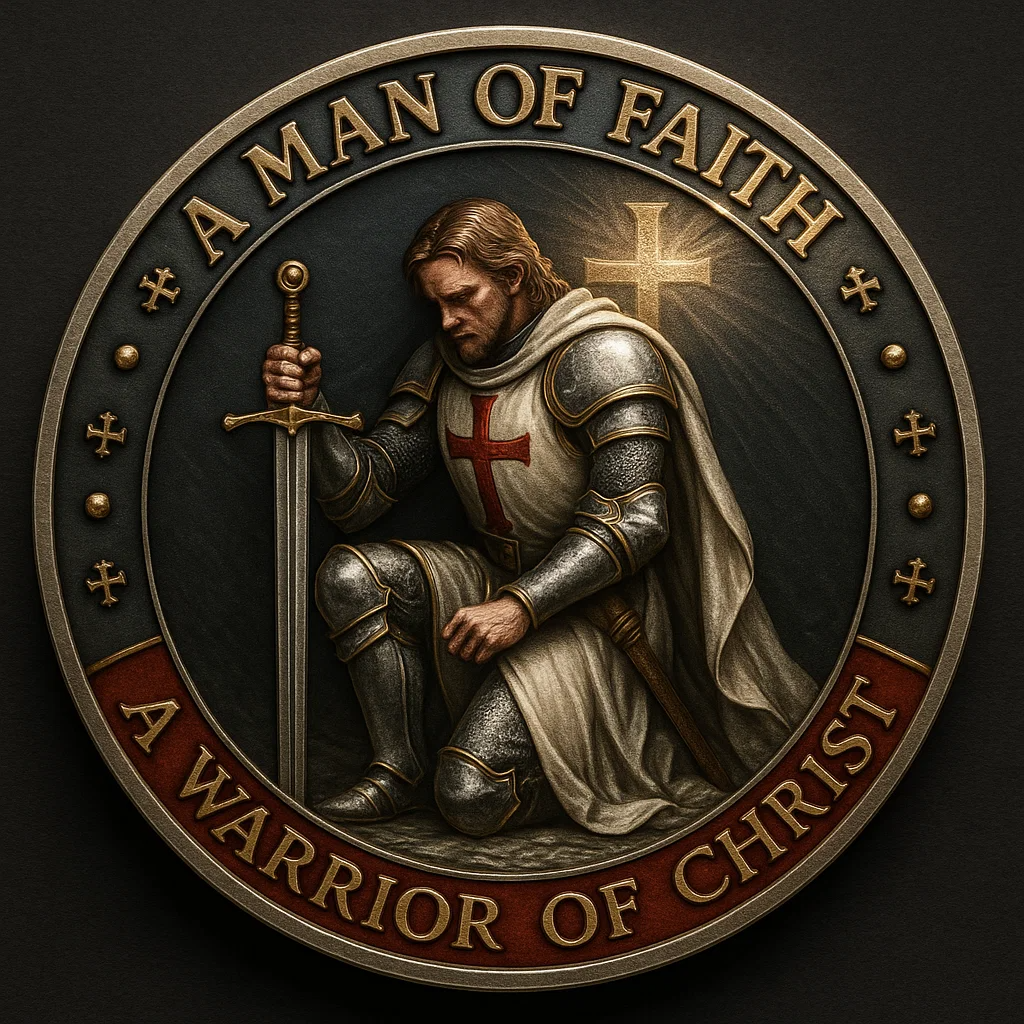 🛡️ “A Man of Faith – A Warrior of Christ” Commemorative Coin ✝️