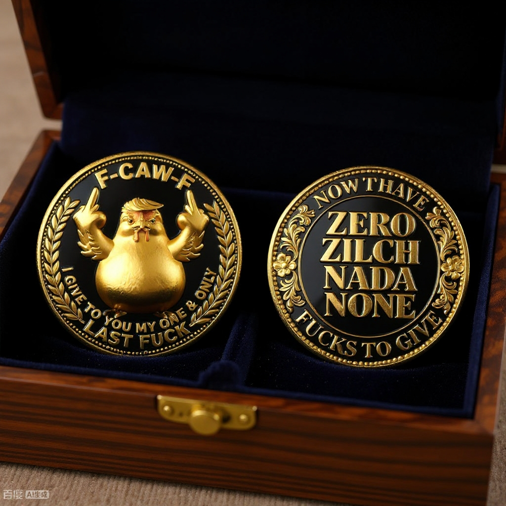 🐓🔥F-CAW-F: The Zero Fucks Commemorative Coin