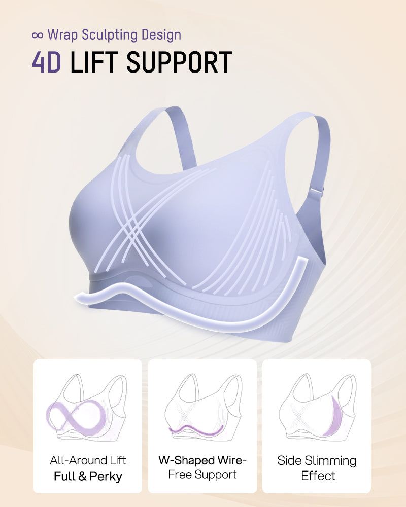 4D Lift Wrap Sculpting Wire-Free Bra