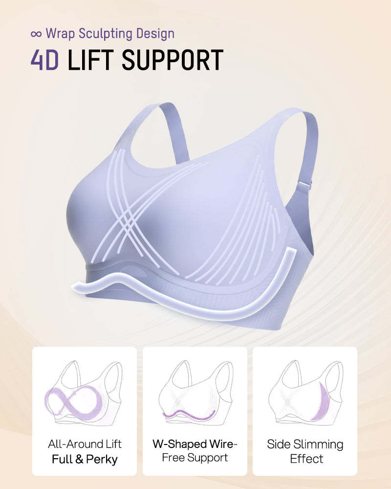 4D Lift Wrap Sculpting Wire-Free Bra