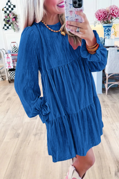 Women's Velvet Dress Gorgeous Pink Luxury Dress with Pockets(Restocking! Shipping after February 10th!)